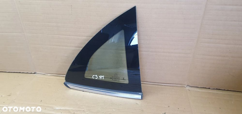 Szyba karoseryjna prawy tył tylna prawa Citroen C3 II AS2 14r - 1