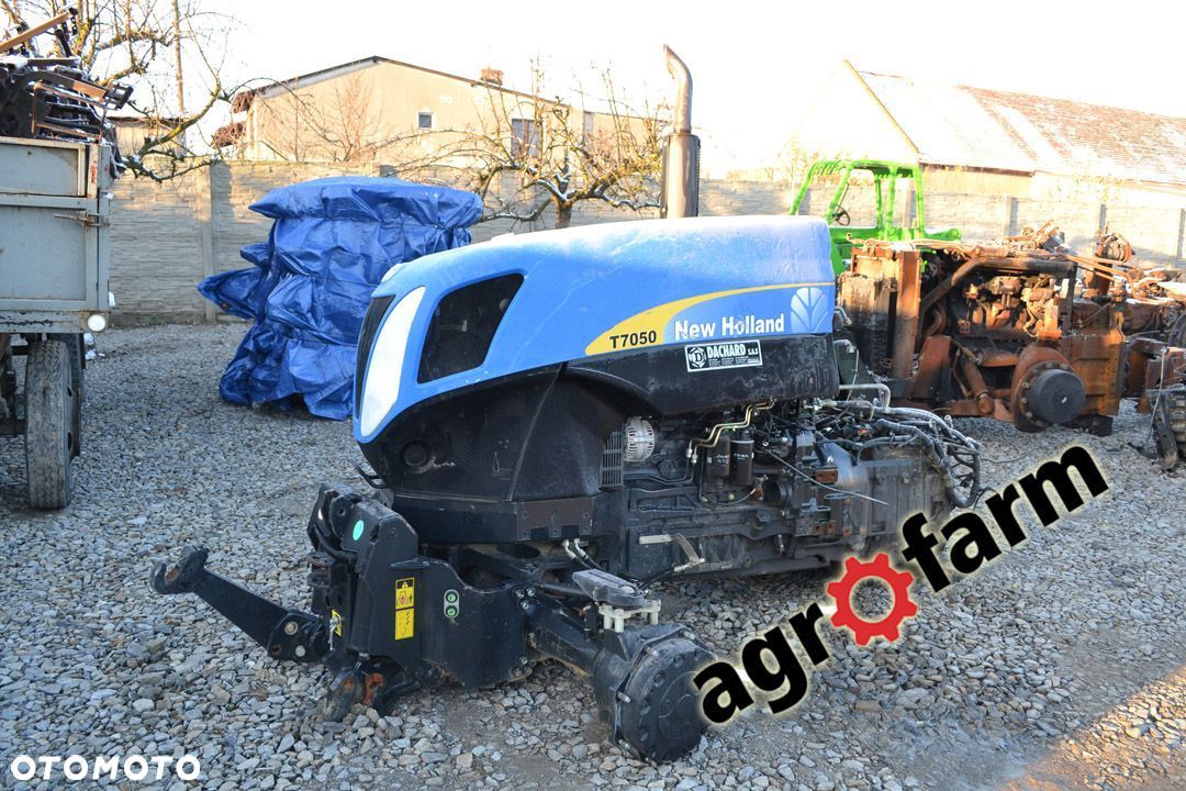 New Holland części używane T7040 T7050 T7030 silnik most skrzynia zwolnica piasta zębatka układ - 1