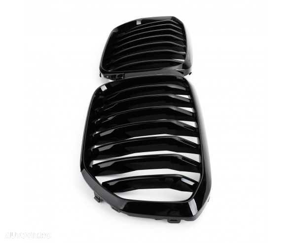 Grile Bara Fata Nari Simple M Performance BMW X5 G05 2018+ Negru Lucio - 5