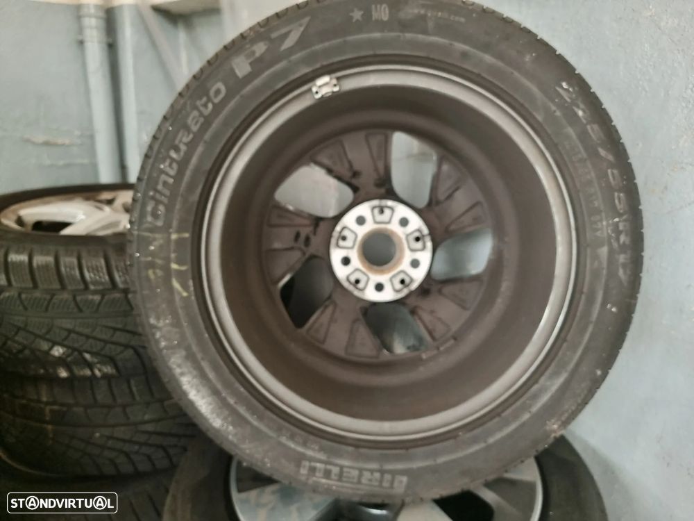 Jogo 4 jantes 17" 7.5Jx17 ET 27 5x112 Originais BMW G30/G31 - 9