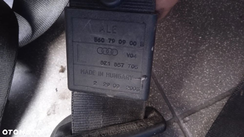 Pas bezpieczeństwa Audi A2 lewy prawy przód tył - 9