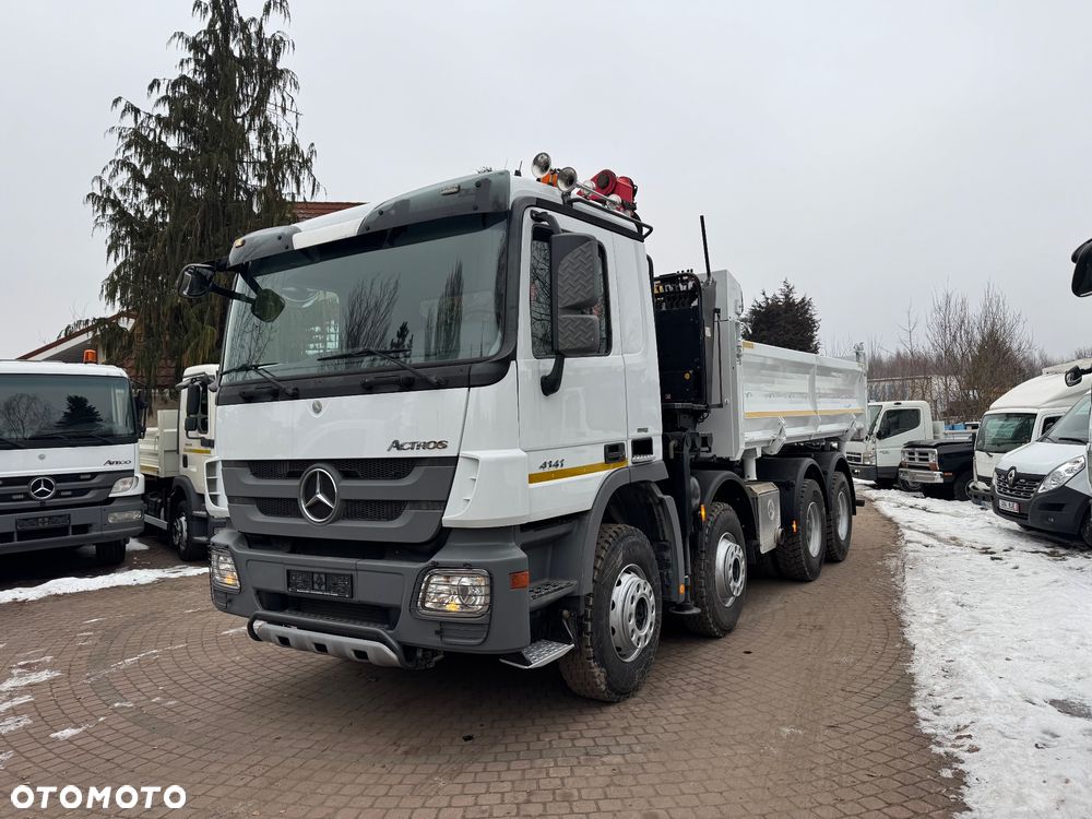 Mercedes-Benz ACTROS 4141 / 8X4 / Wywrotka/ HDS - 15