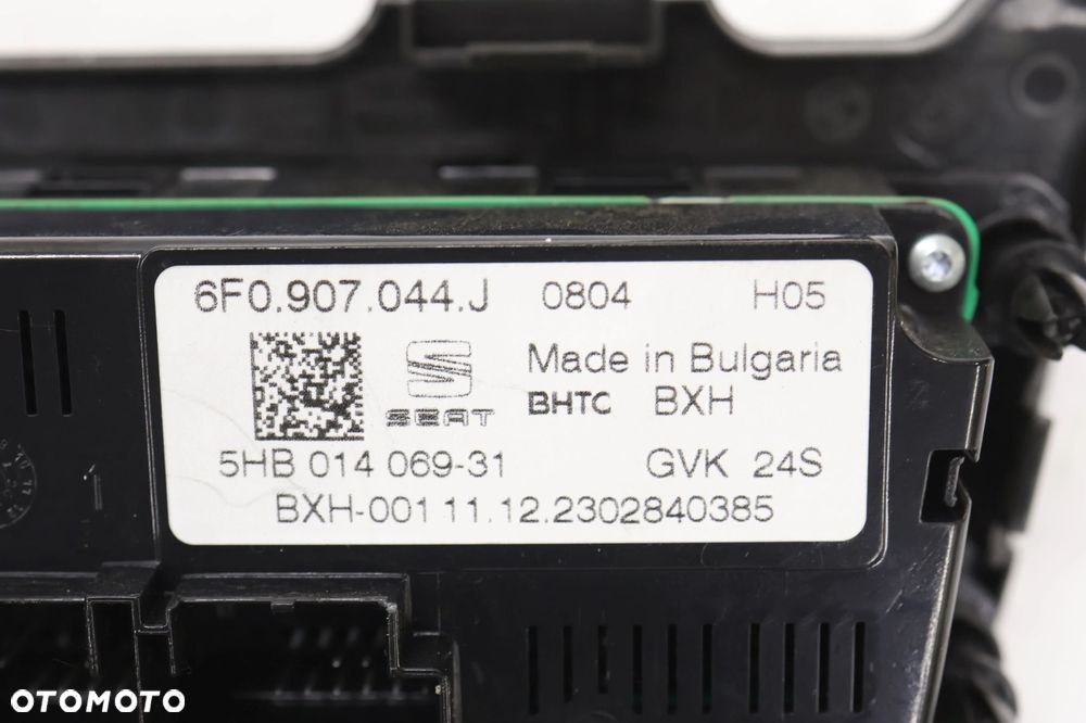 Seat Ibiza V panel klimatyzacji 6F0907044J - 2