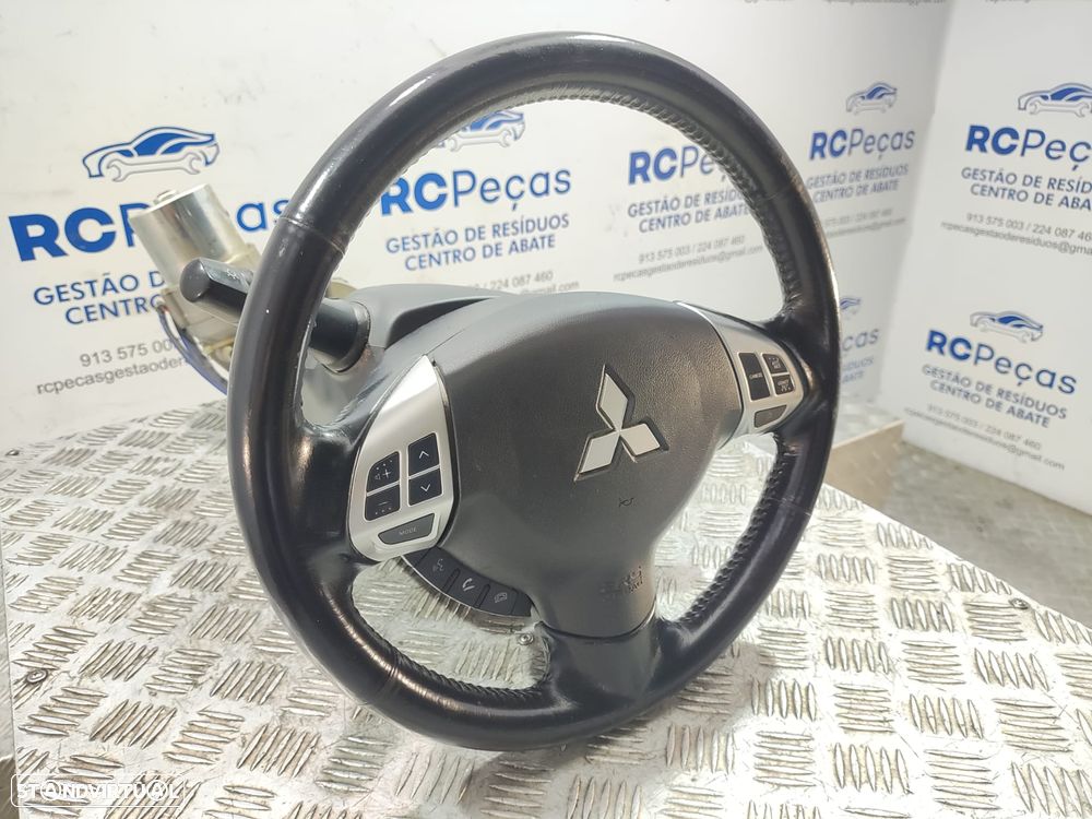 Volante Airbag Pele Comandos Multifunções Mitsubishi ASX I 1 Mk1 Fase 1 2010 a 2013 - 4