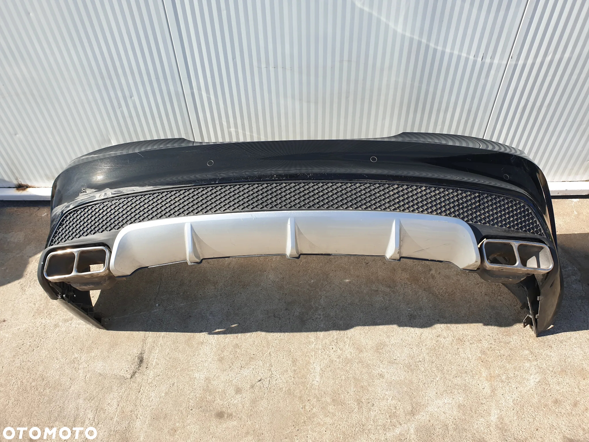 MERCEDES CLA 45 W117  AMG ZDERZAK TYŁ TYLNY końcówki wydechu DYFUZOR PDC - 2