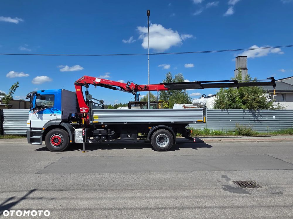 Mercedes-Benz AXOR 1824 // HDS HMF 1420-K3 3 WYSUWY + PILOT // NOWY KIPER // ŻURAW DŹWIG CRANE KRAN - 7