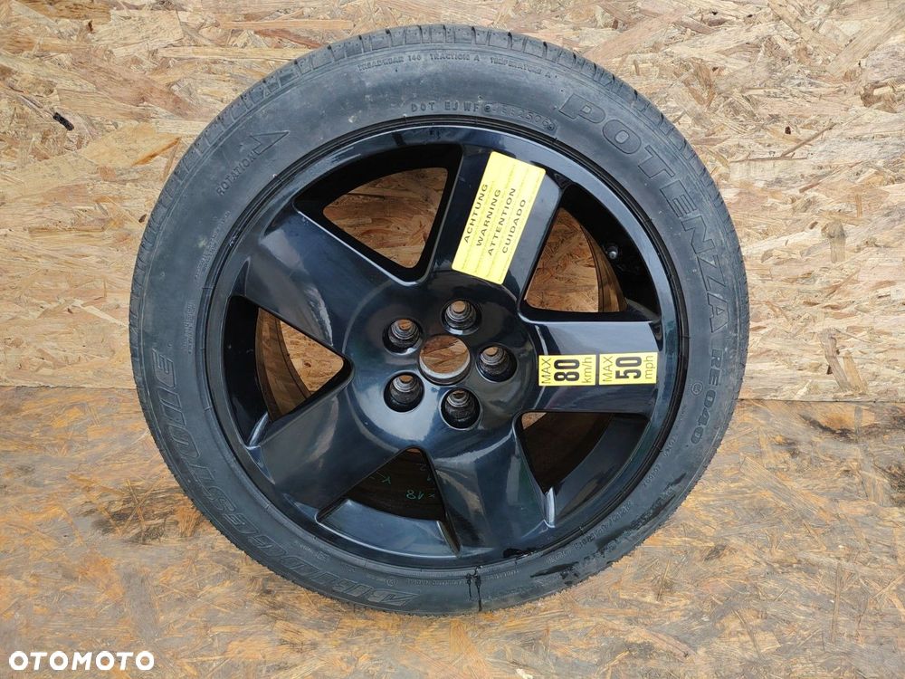 VW 8,5JX18 ET4 fi57,1 5x112 KOŁO ZAPASOWE 225/45R18 99Y - 1