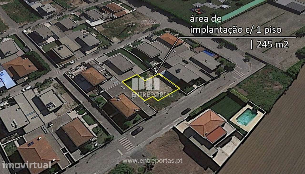 Venda de Lote com 384m2, Balazar, Póvoa de Varzim - Grande imagem: 3/3