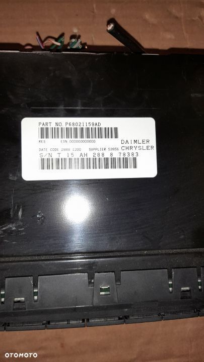 Radio Durango,Grand Cherokee,Chrysler P68021159AD - 2