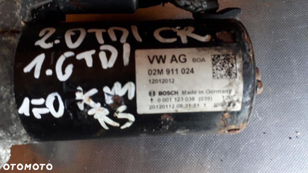 Rozrusznik 2.0 TDI Skoda Octavia VW Passat Tiguan Seat Leon Audi A3 Q3 - 2