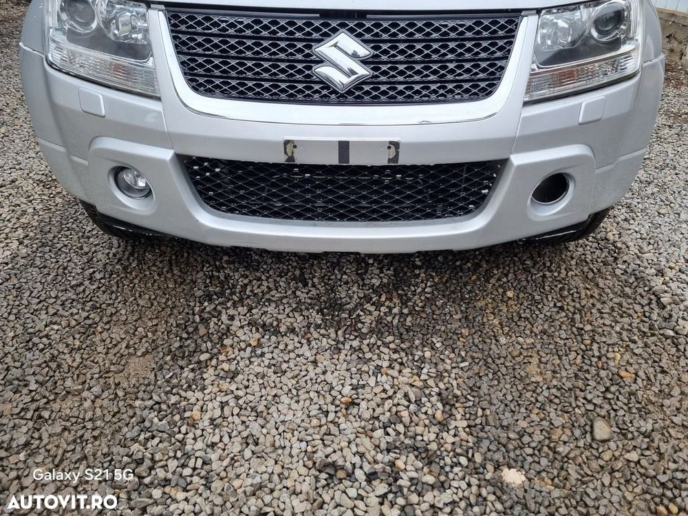 Bara fata Suzuki Grand Vitara 2006 - 2012 Silky Silver Z2S (1415) model cu spalatoare far - 1