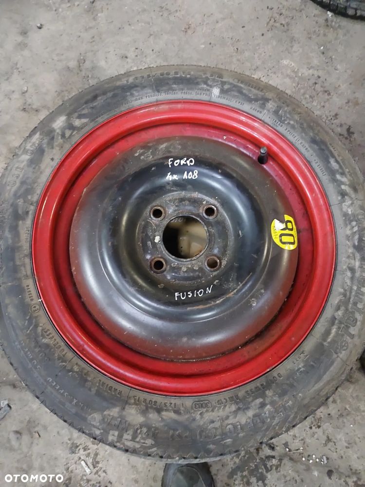 Koło zapasowe Dojazdówka 4x108 15cali Ford Citroen Peugeot - 1