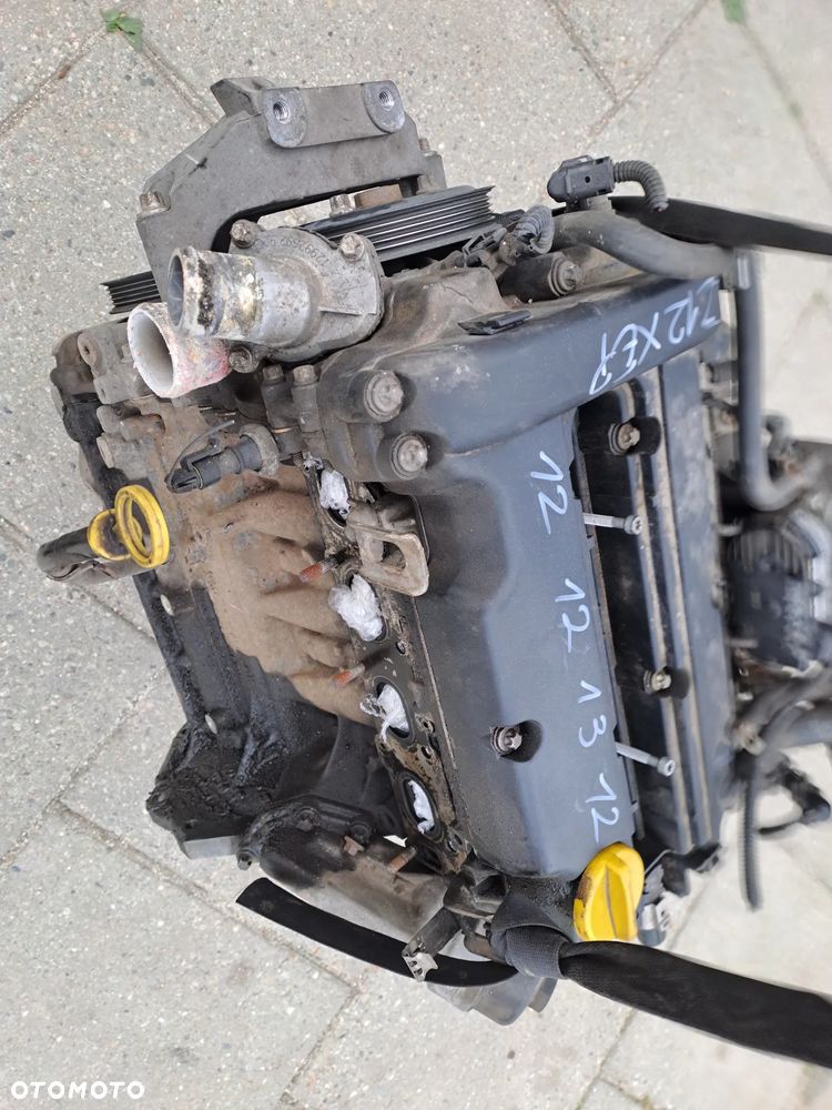 Opel Agila Corsa Astra 1.2 16V silnik kompletny kod Z12XEP 123tys.km kompresja 12-12-13-12 Bar - 1