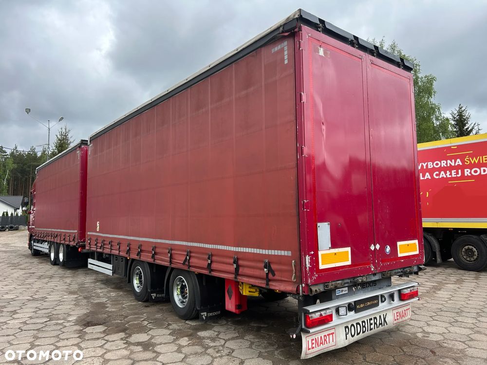 DAF XF 106 480 RETARDER / ZESTAW TANDEM / ALUFELGI / KONTRAKT SERWISOWY / 3 OŚ PODNOSZONA BLIŹNIAK / DAF + PRZYCZEPA / ZABUDOWY REDOS PODNOSZONY DACH / OSIE SAF / ŚWIATŁA LED / 2019 ROK !! - 6