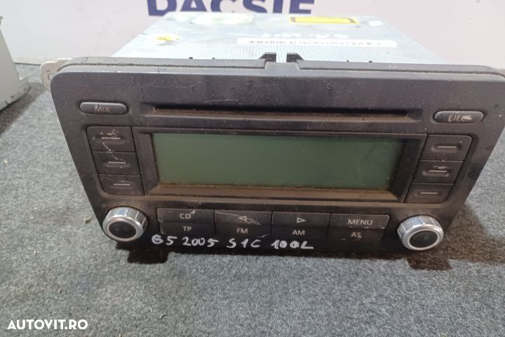 Radio cd 1K0035186P Volkswagen VW Golf 5 [2003 - 2009] Hatchback 5-us - 1