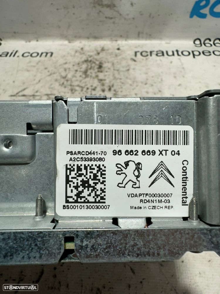 .Radio Original Continental PSA Peugeot Citroen 96662669 XT04 2006 - 2018 - 8