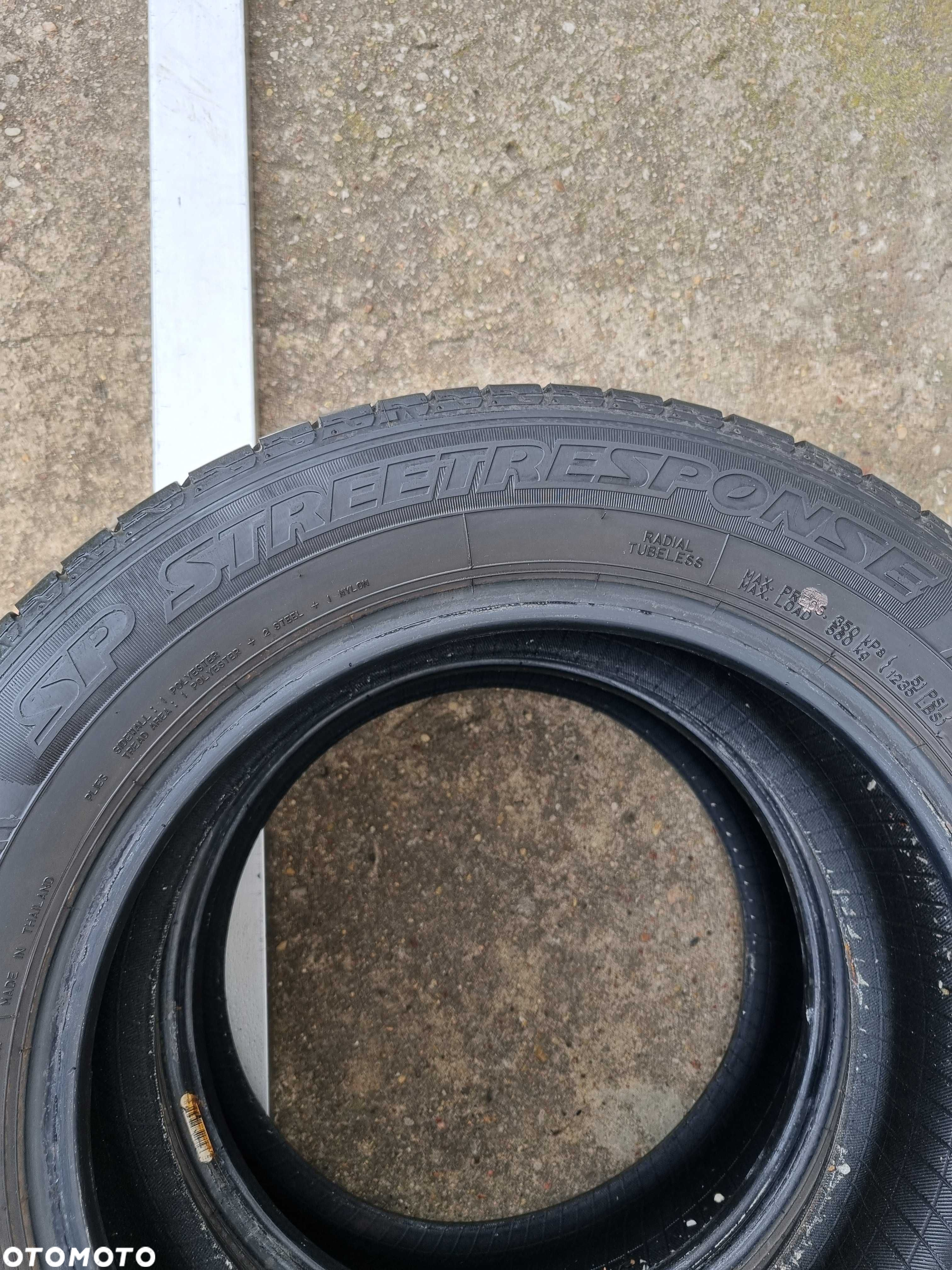 Opony letnie DUNLOP SP StreetResponse 185/65 R15 88T 5,35 mm PARA P410 - 5