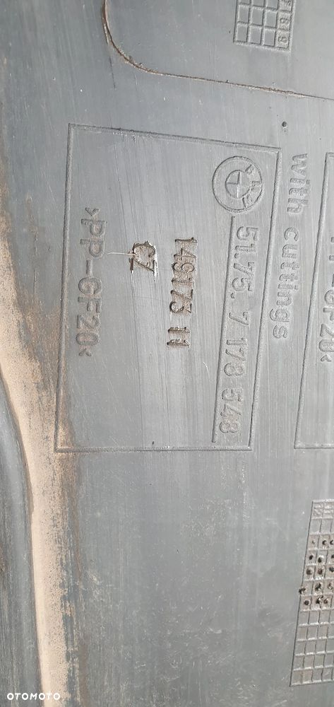 Osłona podwozia płyta prawa BMW X5 E70 7158404 7178548 - 7