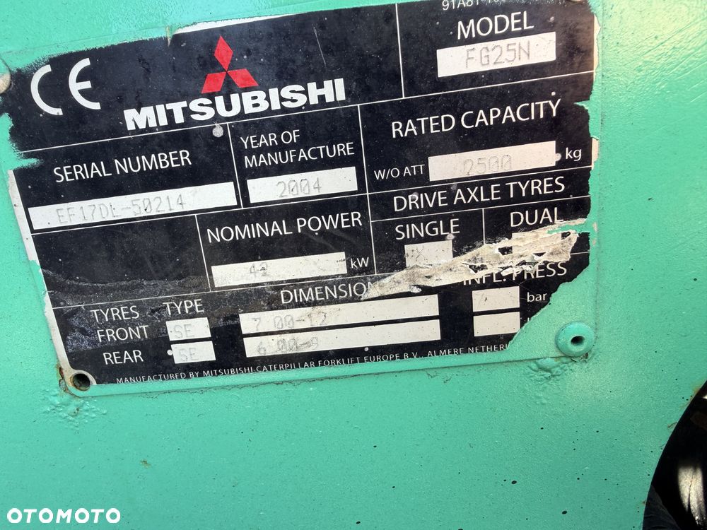 Mitsubishi FG25N - 3