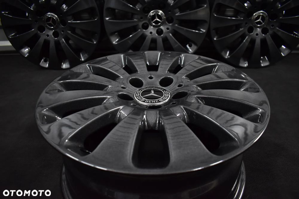 Felgi 5x112 R16 Mercedes A W176 W177 B C w204 w205 E CLA GLA V Vito - 6