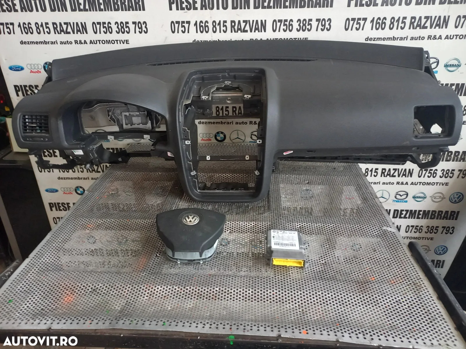 Plansa Bord Kit Airbag Vw Golf 5 Combi Break Variant Jetta Volan Stanga Europa Motor 1.4 Tsi CAX Cu - 7