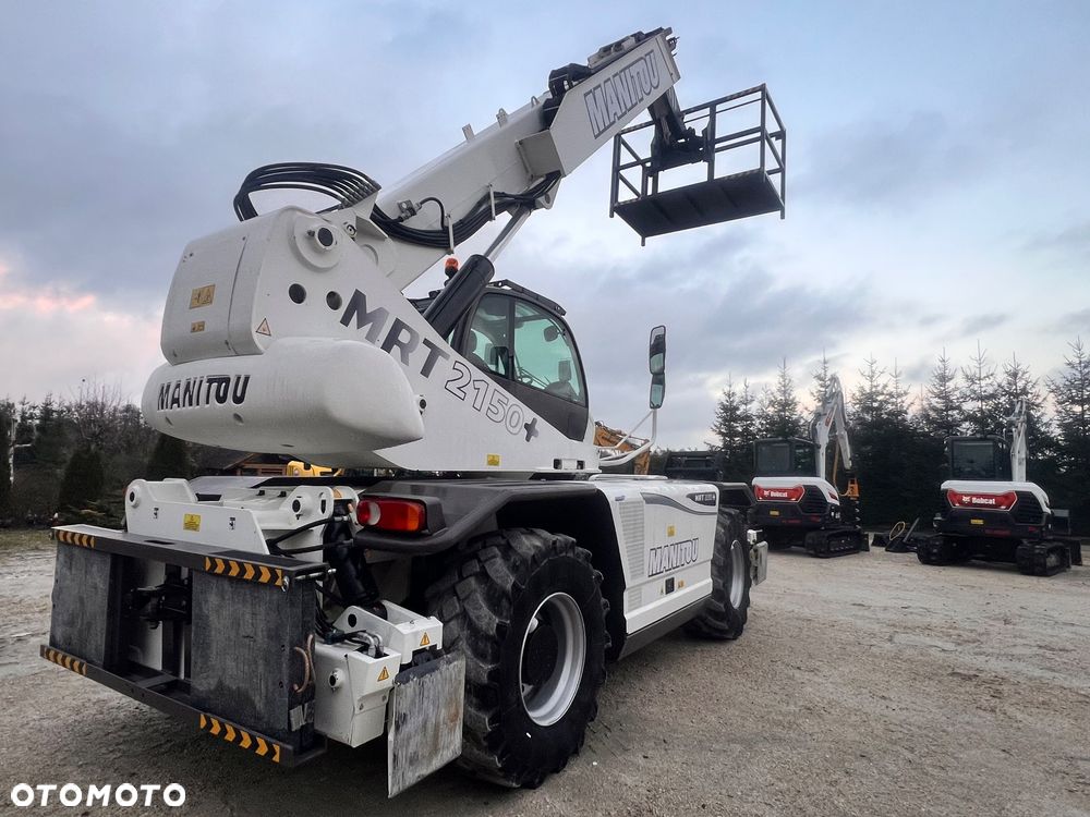 Manitou 2150 Mrt MANITOU ŁADOWARKA TELESKOPOWA Roto  widły kosz PILOT do sterowania  2016/17 1840 2540 2550 kolor od nowości biały Mercedes silnik manitou Roto Mrt 2150 - 37