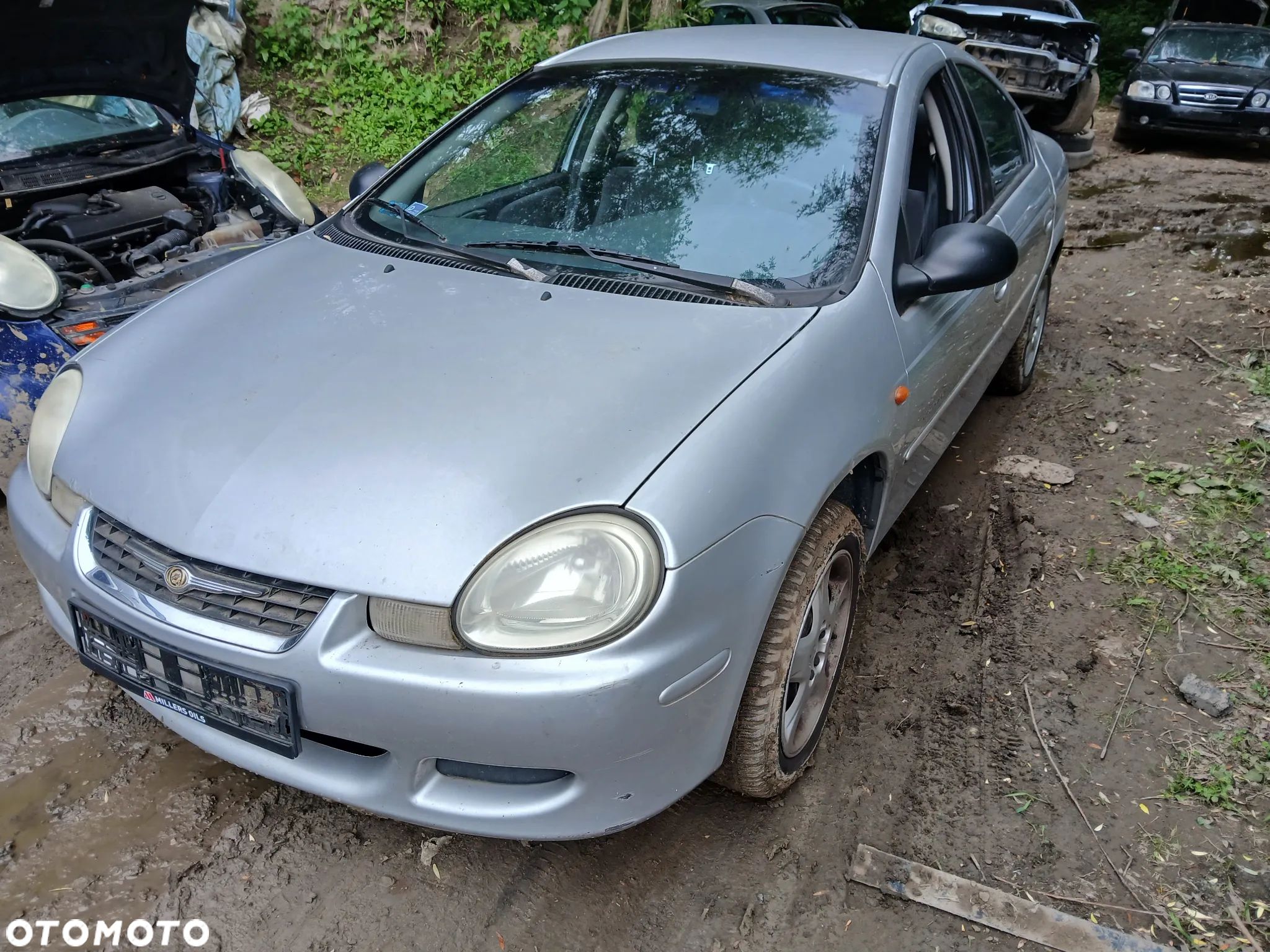 chrysler neon kod lakieru nieczytelny maska pokrywa silnika klapa bagażnika zderzak lampa reflektor - 1