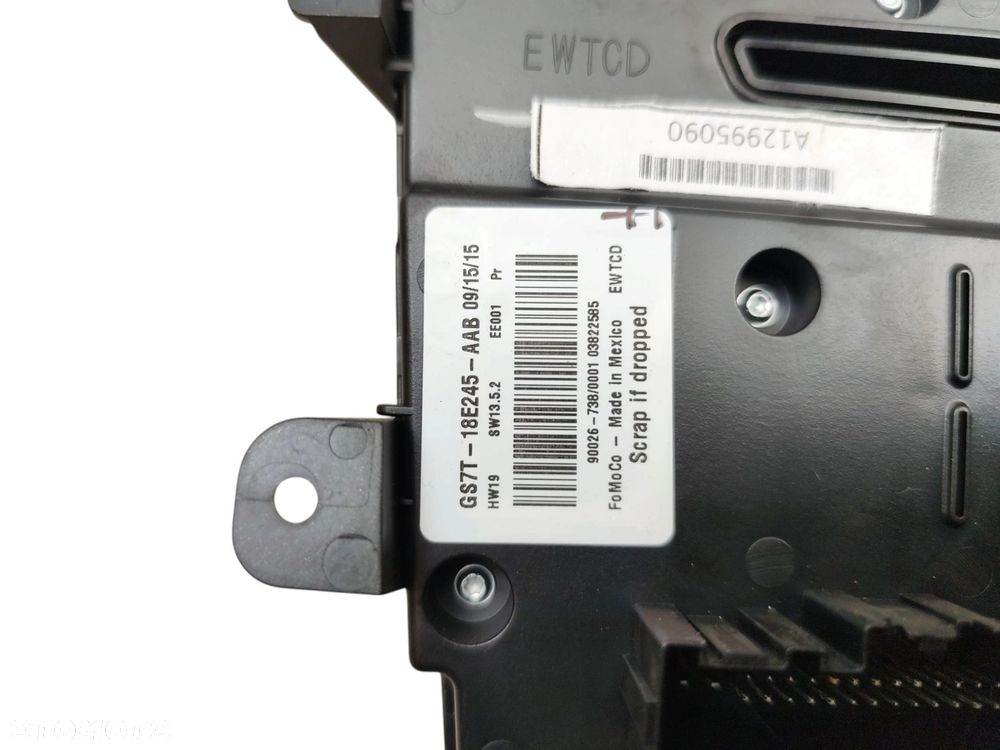 PANEL RADIA NAWIGACJI FORD MONDEO MK5 (2014-2019) 2.0 TDCI 150KM GS7T-18E248-AAB - 3