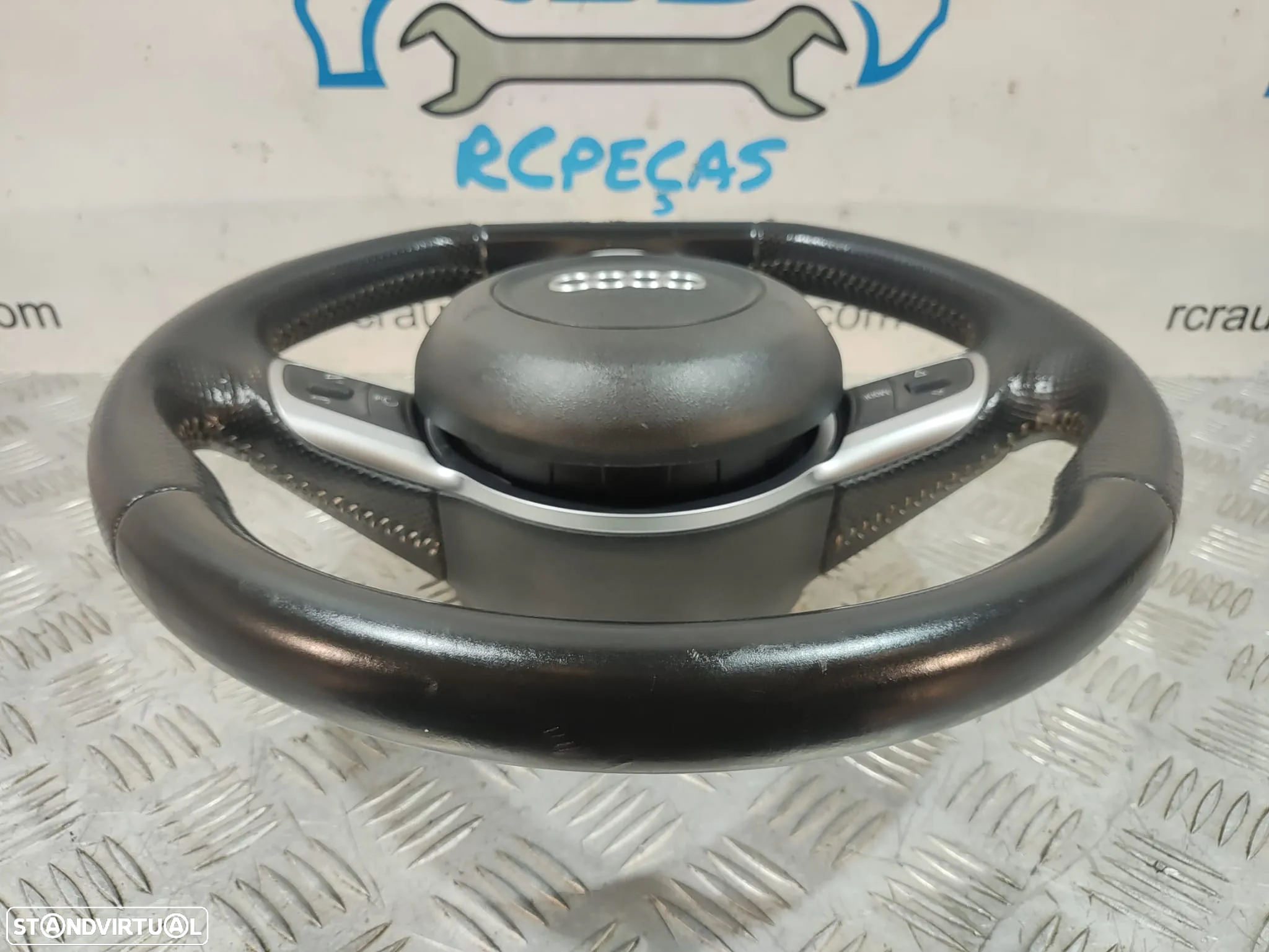 Volante pele Flat Bottom Audi TT 8J S-Line - 4