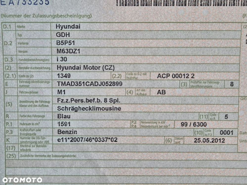Hyundai i30 blue 1.6 GDI Style - 10
