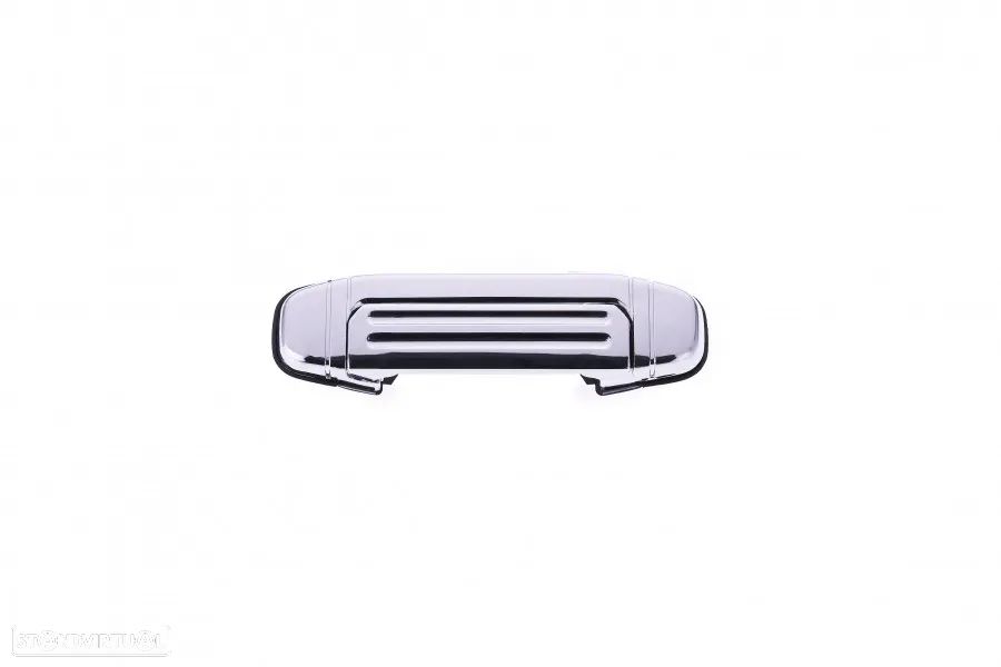 Punho Manipulo Puxador porta trás cromado Mitsubishi Pajero 1991 a 1998 - 1