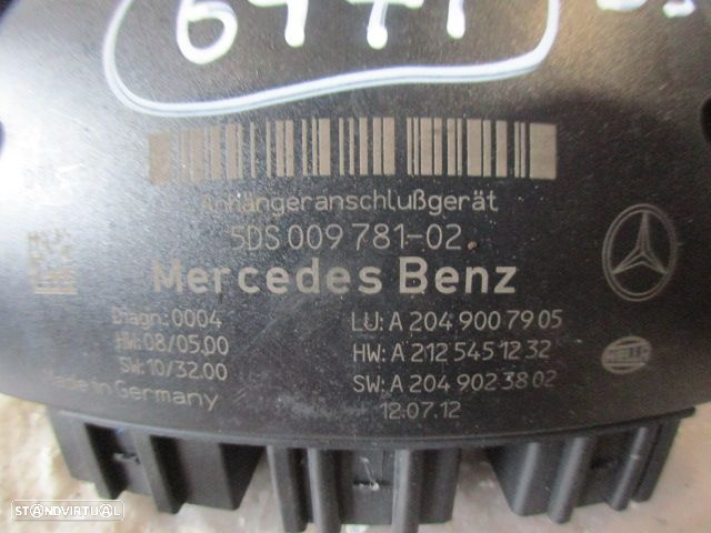 Modulo 5DS00978102 A2049007905 A2125451232 A2049023802 MERCEDES CLASSE C 3 BREAK S204 FASE 2  2012 2.2DCI 136CV 5P PRETO Módulo Gancho De Reboque Danificado Encaixe - 5