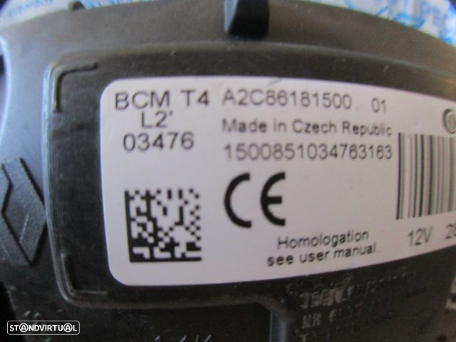 Modulo A2C86181500 284B12330R DACIA LOGAN 2 MCV FASE 1 2013 1.2I 75CV 5P BRANCA Módulo Conforto Apoio Danificado - 5