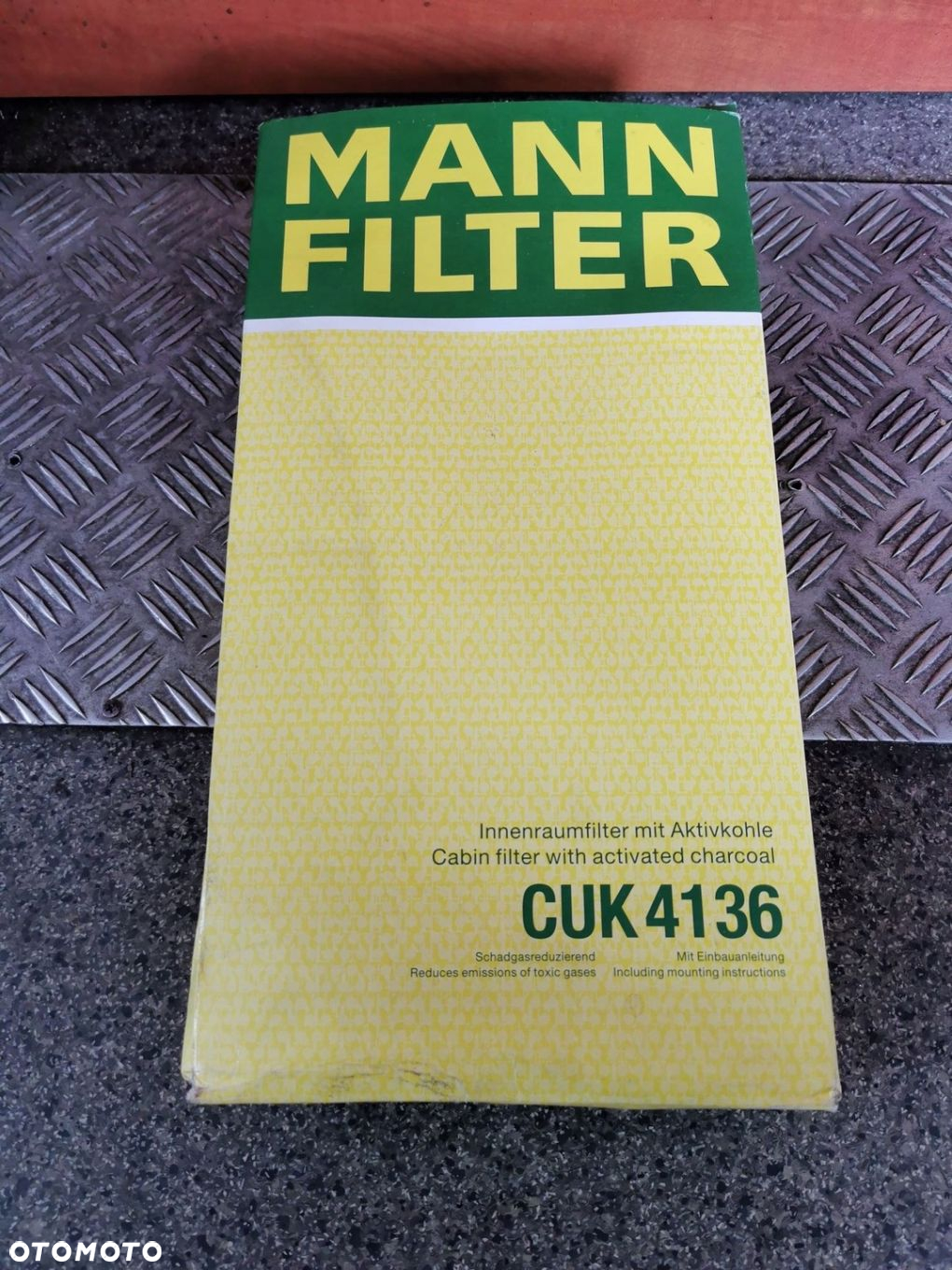 AUDI A8 4E FILTR KABINOWY FILTER MANN CUK4136 - 3
