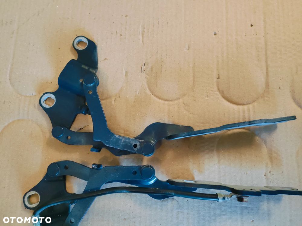 BMW E90 E91 LIFT ZAWIASY MASKI MONTEGOBLAU METALLIC SCHWARZ - 5