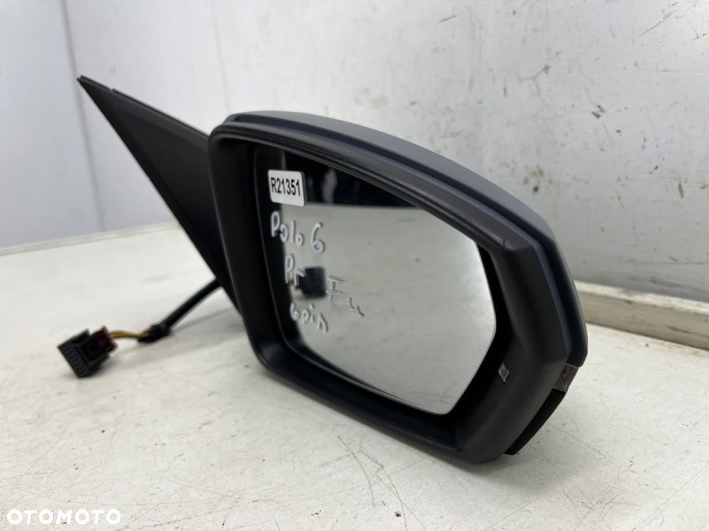 Lusterko VW Polo 6 VI 2g 17r.- PRAWE elektryczne podgrzewane 6 pin kompletne EUROPA - 5