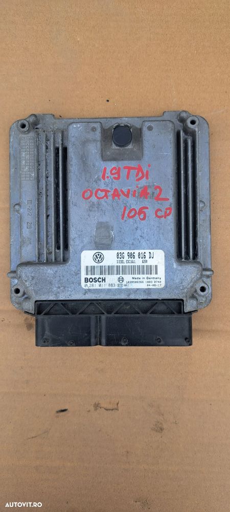 Calculator motor Skoda Octavia 2 1.9 tdi 105 cp - 1
