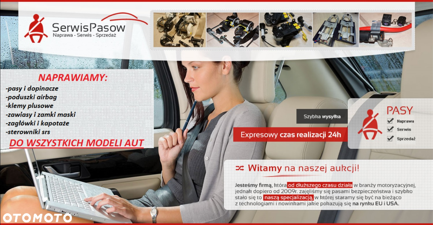 Land Rover Defender II L633 sterownik AirBag SRS moduł poduszek crash data sensor czyszczenie - 2