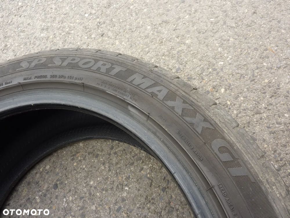 18” - DUNLOP RF - 245/45 , r18 cali - LETNIE Opony SP Sport MAXX GT Run on Flat + Możliwy MONTAŻ !! - 5