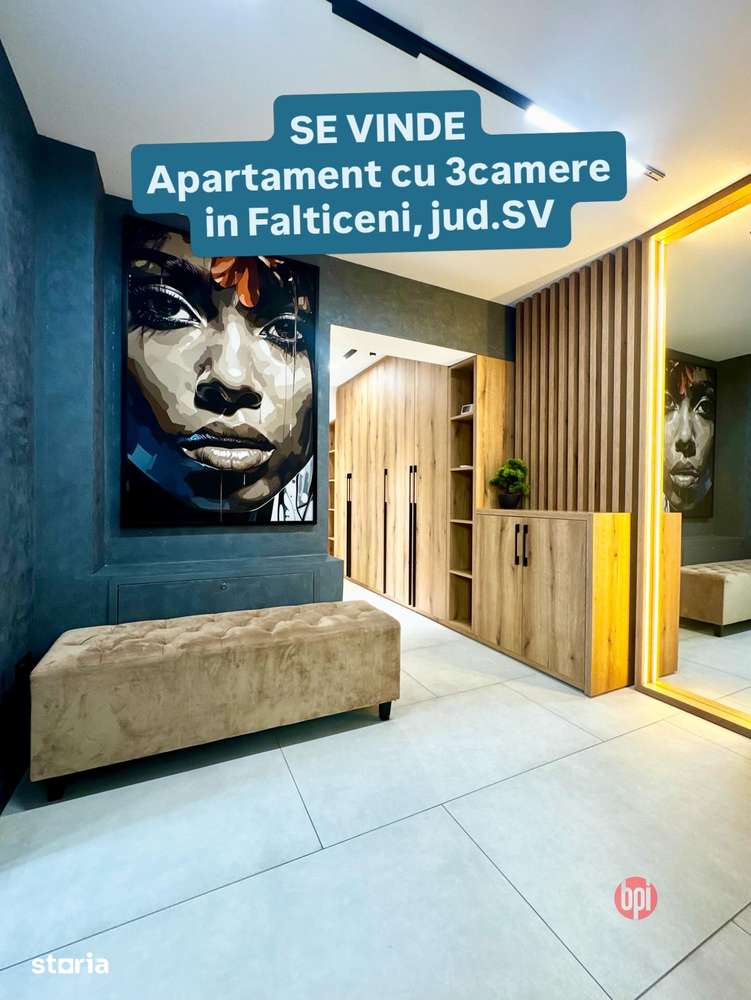 SE VINDE apartament cu 3 camere premium, situat in Falticeni, jud.SV — fotografia 1