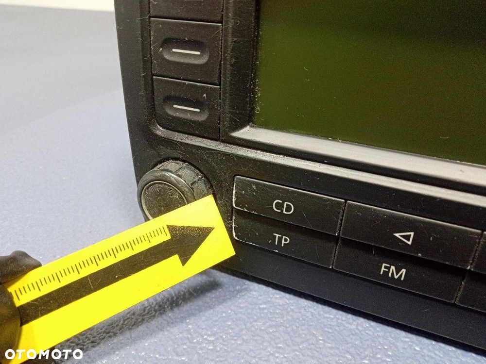 VW GOLF V 03-09 RADIO CD FABRYCZNE OEM 2DIN - 8