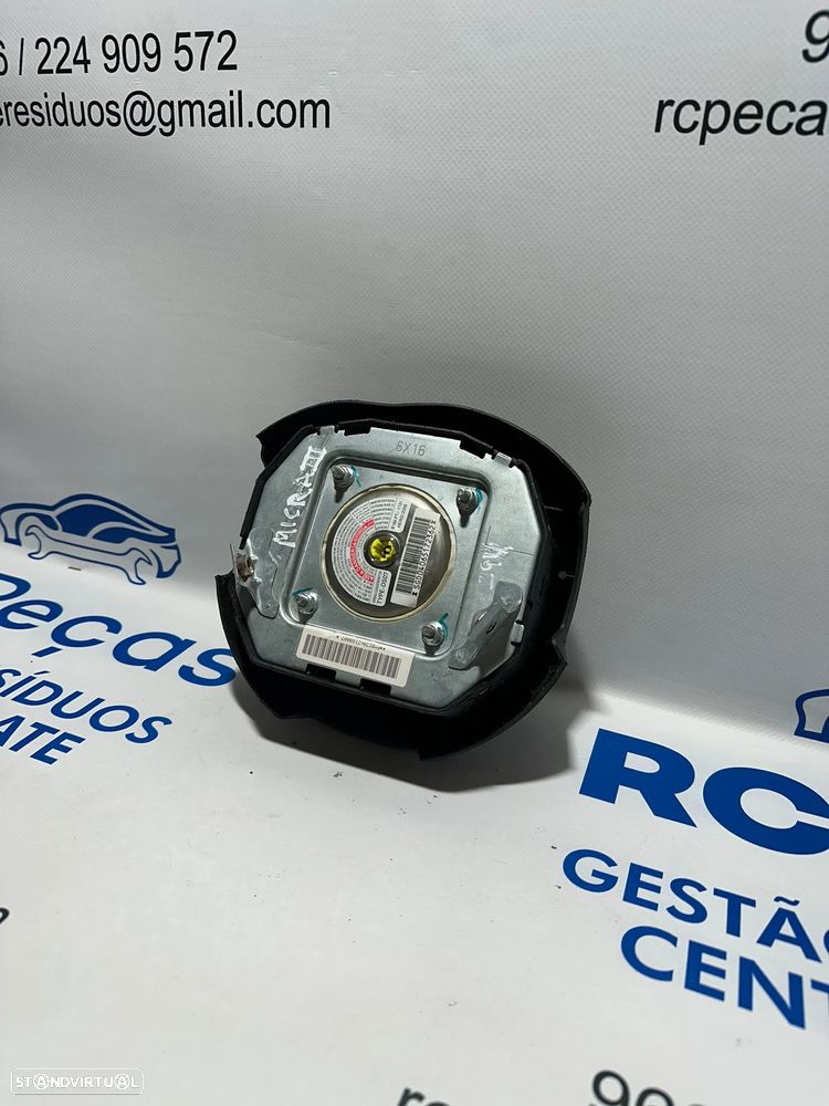 .Airbag Volante Condutor Original Nissan Micra K12 98510AX300 2002 - 2010 - 7