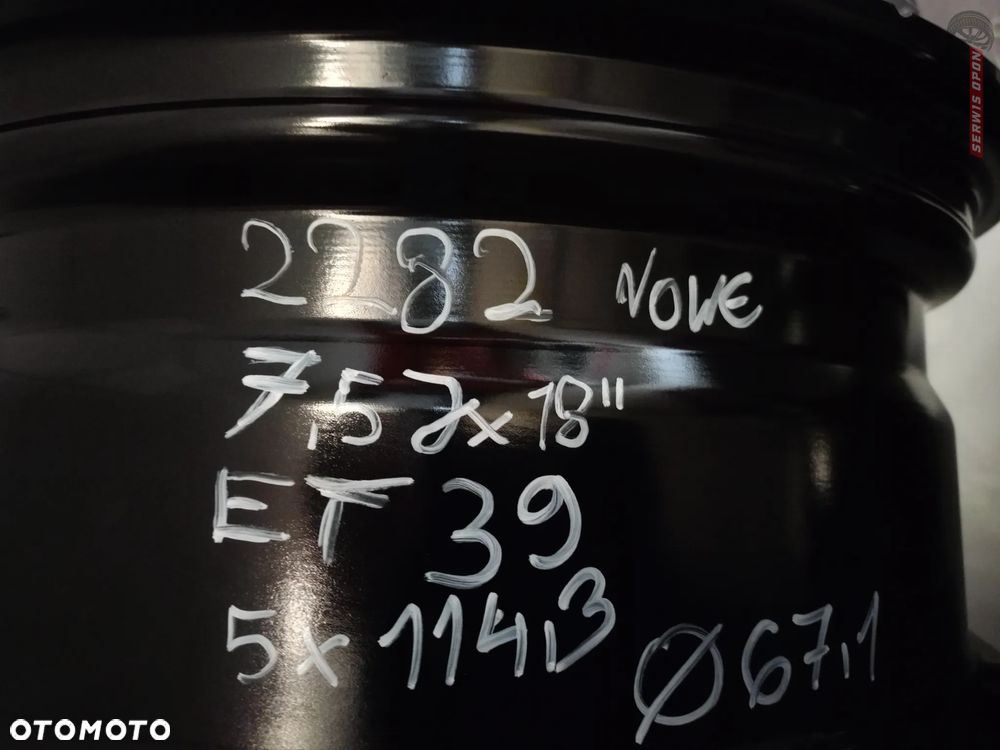 NOWE 7.5X18" 5x114,3 ET38 HYUNDAI HONDA KIA MAZDA NISSAN KPL - 4