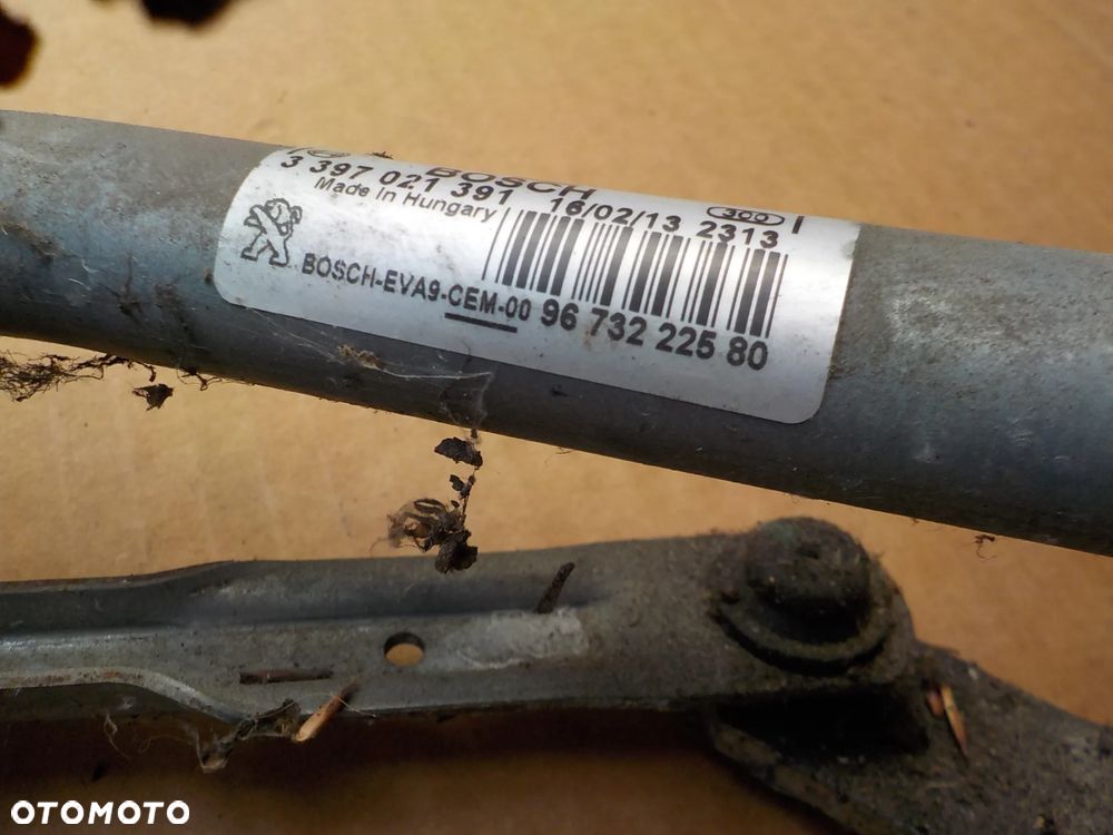 mechanizm wycieraczek przód peugeot 208 I 2013r EUROPA 9673222580 - 2
