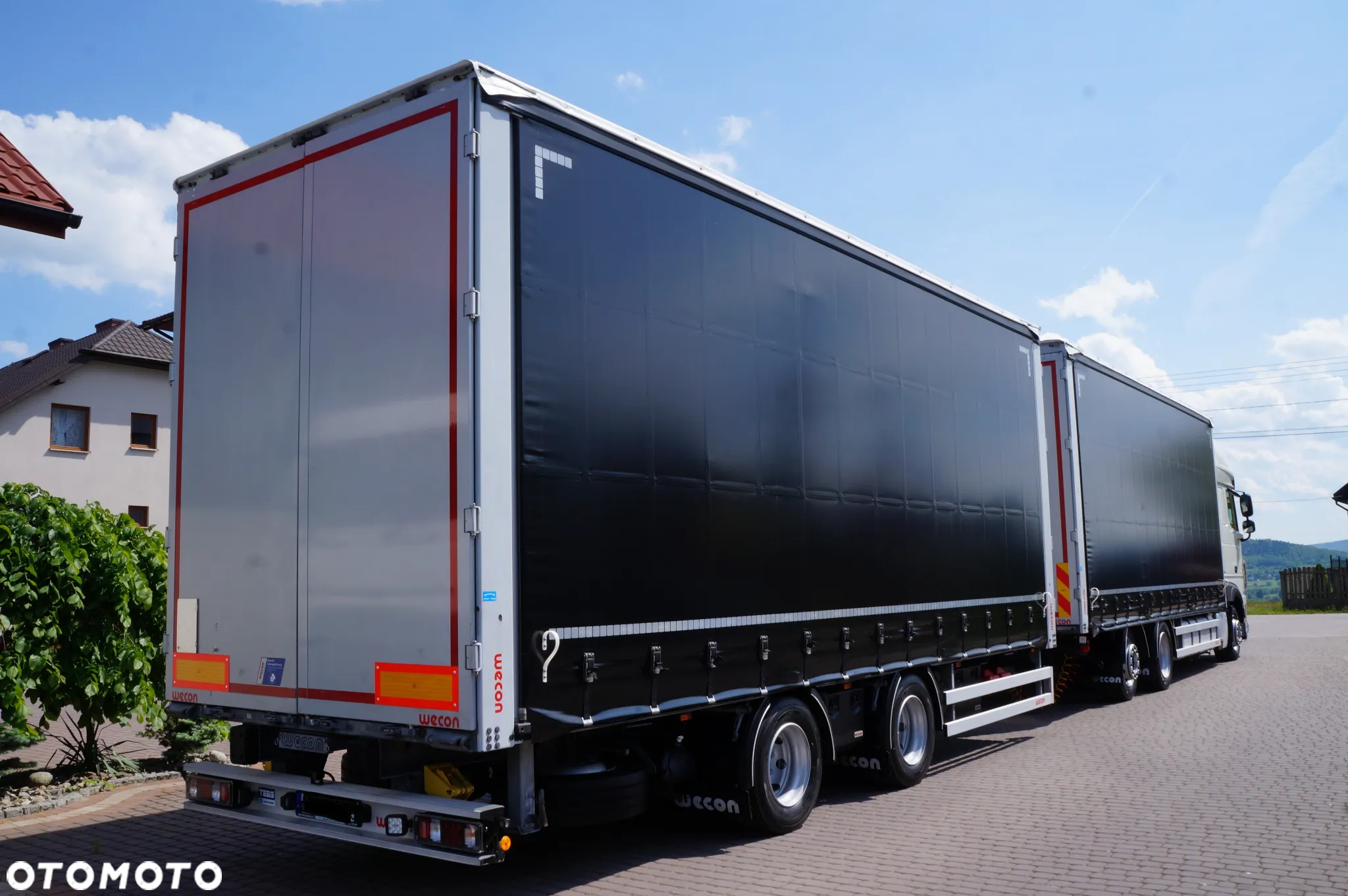 DAF XF 480 EURO 6 ZESTAW TANDEM PRZEJAZDOWY 120 M3  7,7 M + 7,7 M WECON - 5