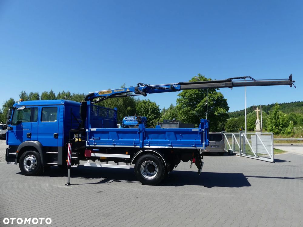 MAN TGM 18.240 / WYWROTKA + HDS / ŁYŻKA / DOKA / DŹWIG / - 3