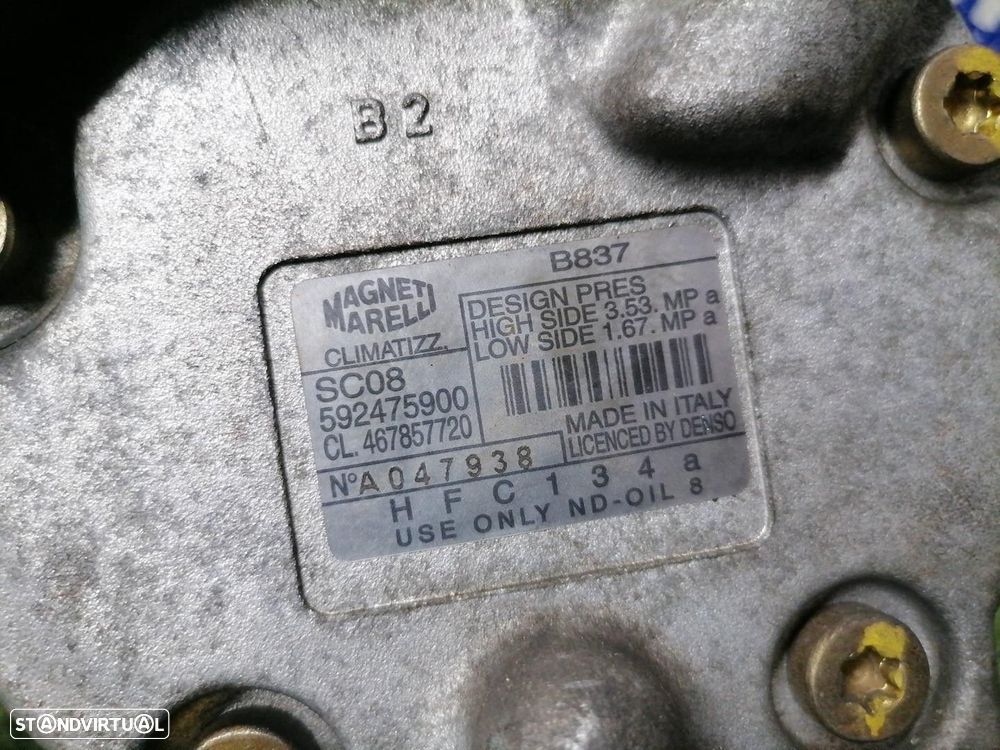 COMPRESSOR AR CONDICIONADO FIAT PUNTO 2004 -467857720 - 1