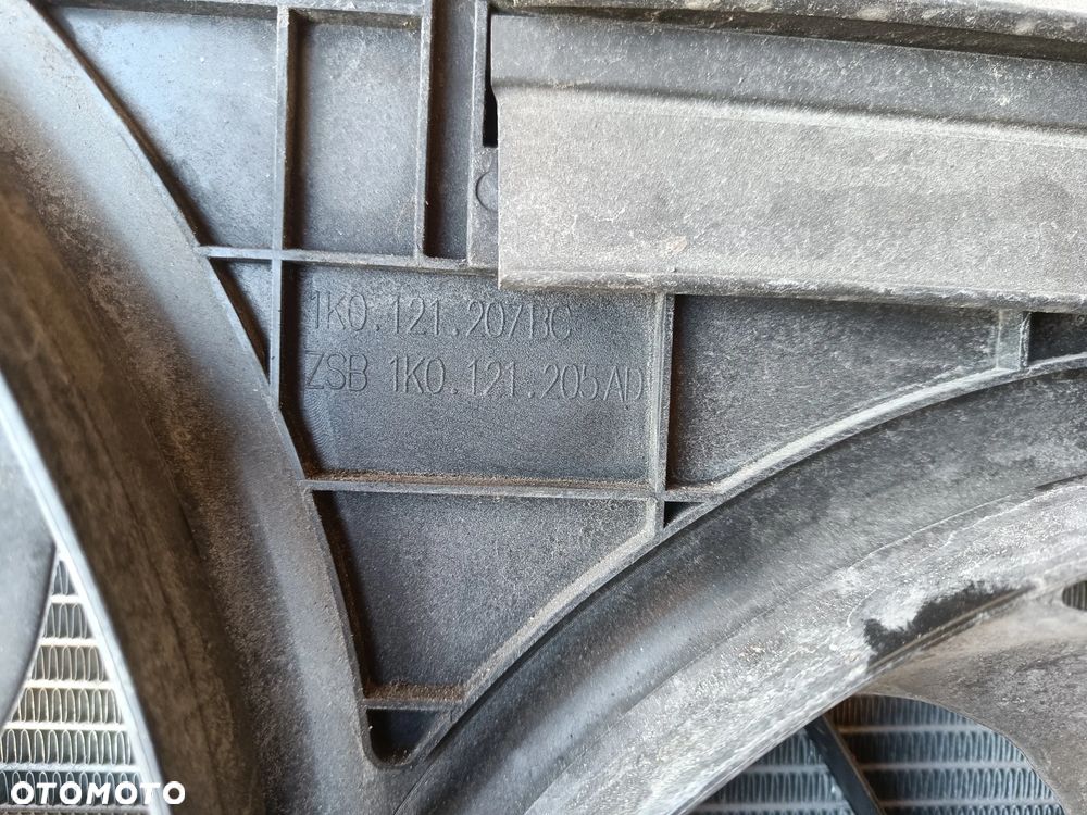 Chłodnice Wentylator 2.0 TDI VW CC Passat Tiguan Sharan Seat Audi VW 1K0121207BC 1K0121205AD 3C0121253BC 3C0145805AM - 2