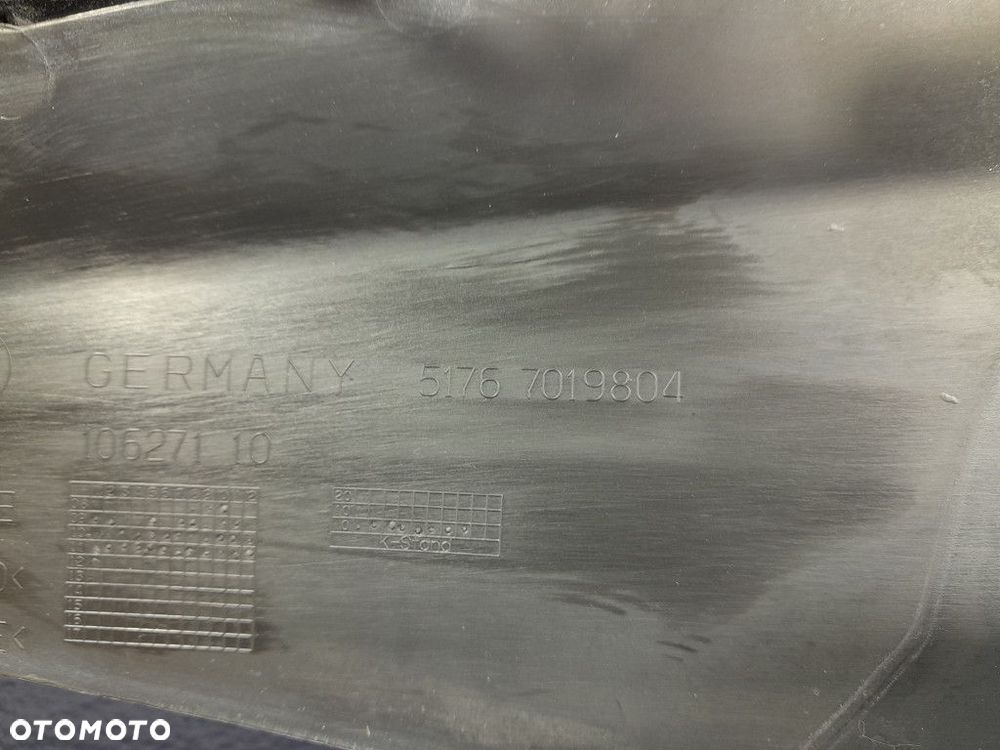 BMW 5 F10 F11 OSŁONA MASKOWNICA BŁOTNIKA PRZÓD PRZEDNIA PRAWA 7019804 - 8