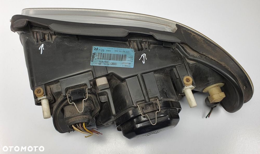 LAMPA PRAWY PRZÓD PRZEDNIA AUDI A4 B5 LIFT 8D0941004AK EUROPA - 3